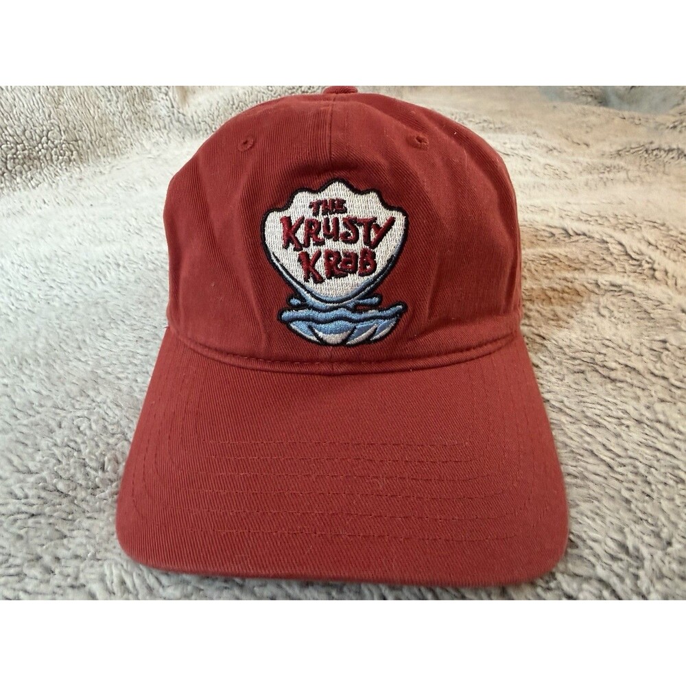 Official The Krusty Krab Hat SpongeBob SquarePants Strapback Hat Baseball Cap - Picture 5 of 9